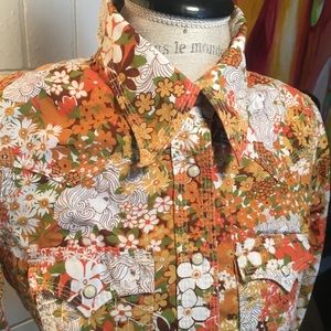 True Religion Western Pearl Snap Button-up